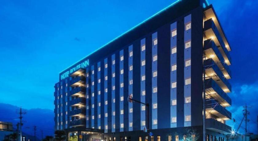 Hotel Route Inn Shinano Omachi Ekimae Exterior photo